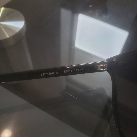 Tom Ford Black Cat Eye TF 718-K 01F New with Box - Picture 10 of 11